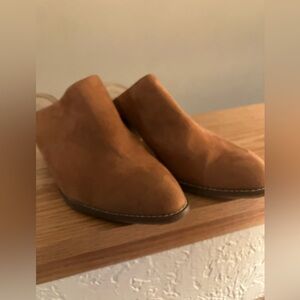 Women’s Rust Suede Heeled Mules